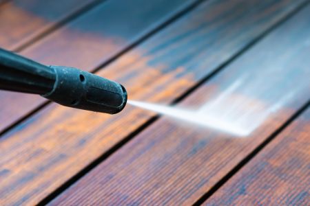 Deck washing