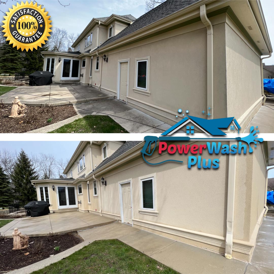 House wash and concrete cleaning in Pleasant Prairie wi